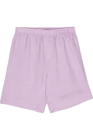 Msgm Logo-embroidered shorts