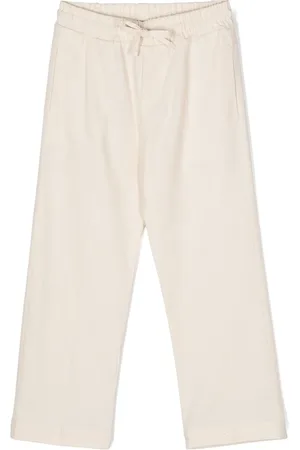 Paolo Pecora Logo-printed poplin trousers