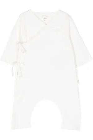 TEDDY & MINOU Logo-patch cotton romper