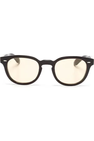 Oliver Peoples N-01 geometric-frame sunglasses