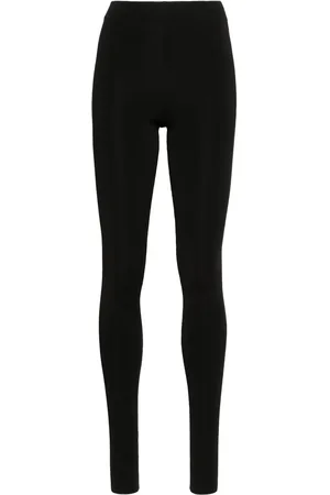 Fabiana Filippi High-waist ribbed-knit leggings