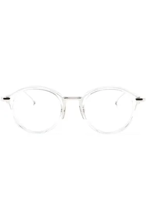 Thom Browne Transparent round-frame glasses