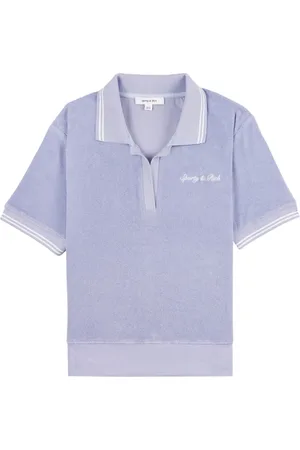 Sporty & Rich Syracuse embroidered cotton polo
