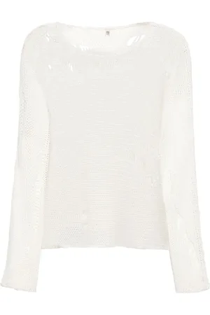R13 Boyfriend distressed jumper