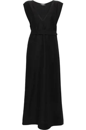 Fabiana Filippi Belted crepe midi dress
