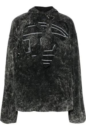 Diesel S-Mar-Peeloval cotton hoodie