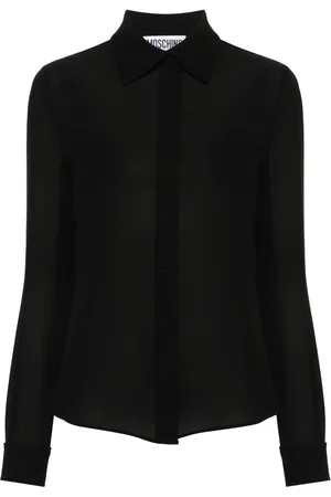 Moschino Long-sleeved silk shirt