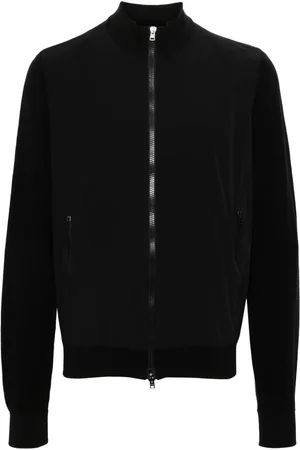 HERNO Knitted-panel cardigan