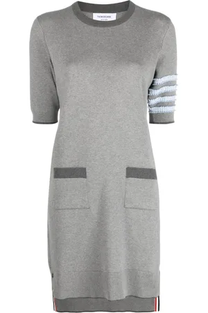 Thom Browne 4-Bar stripe knitted minidress