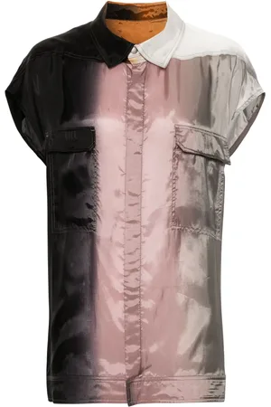 Rick Owens 110D Lido degrade-print shirt
