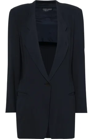 Giorgio Armani Single-breasted fluid blazer