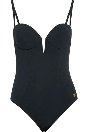 VERSACE Barocco-jacquard swimsuit