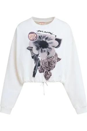 Marni Floral-print cotton sweatshirt