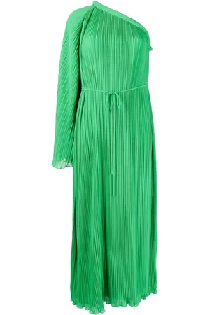 RACHEL GILBERT Crio plissé-effect midi dress