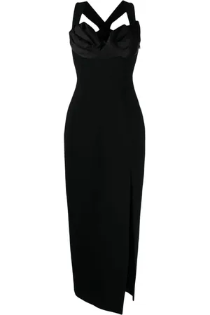 RACHEL GILBERT Alaric gathered-detail midi dress