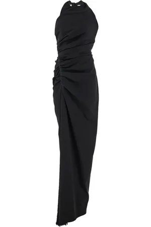 Salvatore Ferragamo Halterneck dress with gathered front