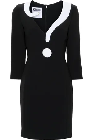 Moschino House Symbols !? twill minidress