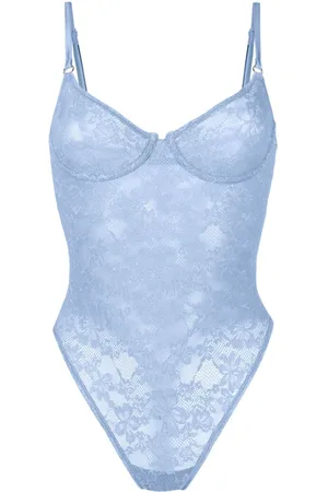 FLEUR DU MAL Le Stretch lace bodysuit