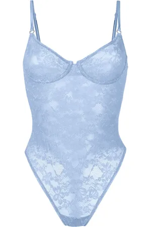 FLEUR DU MAL Le Stretch lace bodysuit