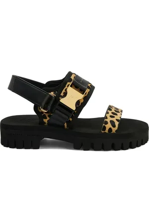 Giuseppe Zanotti Shyan animal-print suede chunky sandals