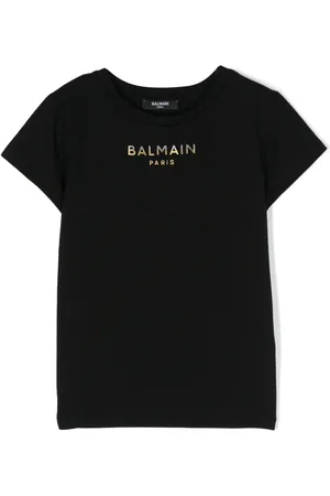 Balmain Appliqué-logo T-shirt
