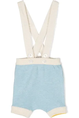 Gensami Contrast-trim knitted shorts