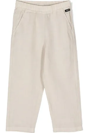 Aspesi Straight-leg linen trousers