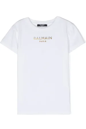 Balmain Appliqué-logo T-shirt