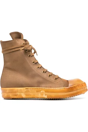 Rick Owens High-top canvas sneakers