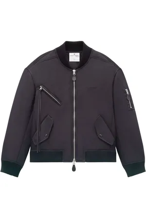 Courrèges Logo-embroidered bomber jacket