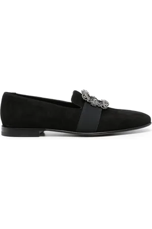 Manolo Blahnik Carlton suede loafers