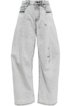 JNBY Wide-leg cotton jeans