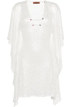 Missoni V-neck lurex kaftan