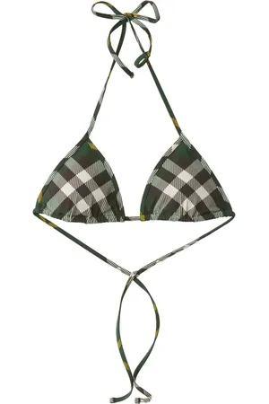 Burberry Checked bikini top