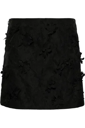 JNBY Floral-appliqué miniskirt
