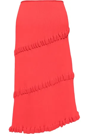 JNBY Asymmetric midi skirt