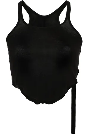 Rick Owens Cropped cotton tank top