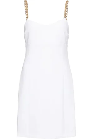 Michael Kors Embellished crepe slip dress