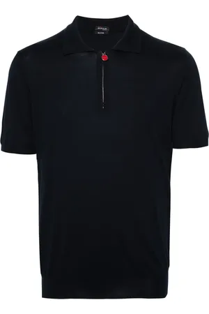 Kiton Fine-knit polo shirt
