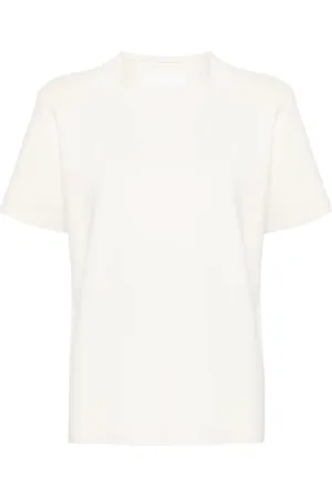 Jil Sander Round-neck fine-ribbed top