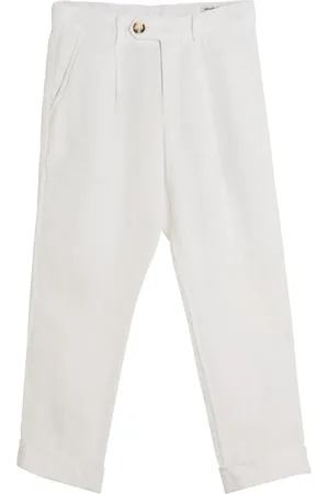 Brunello Cucinelli Straight-leg linen trousers