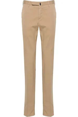Incotex Mid-rise twill chino trousers