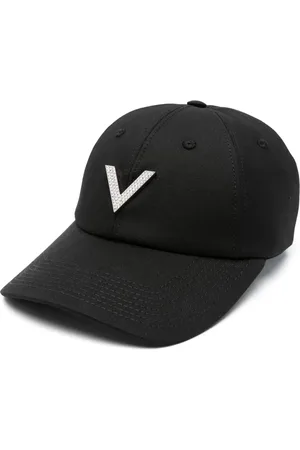 VALENTINO GARAVANI VLogo crystal-embellished cap