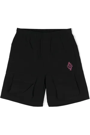 MARCELO BURLON Logo-embroidered shorts