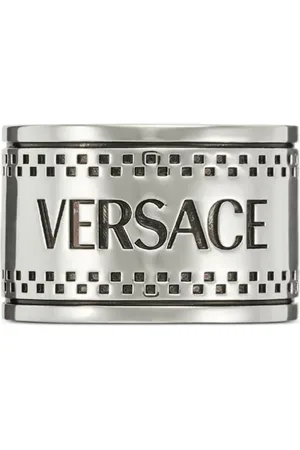 Versace: Silver Medusa Ring | SSENSE