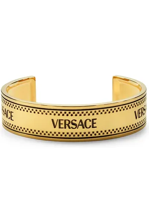 VERSACE 90s Vintage Logo cuff bracelet
