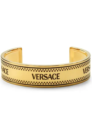 VERSACE 90s Vintage Logo cuff bracelet