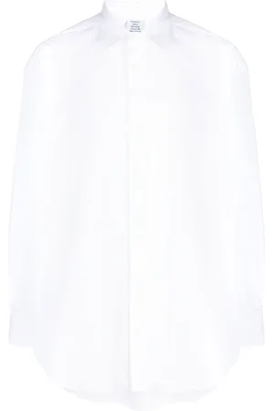 Vetements Logo-print long-sleeves shirt