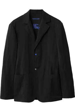 Burberry Single-breasted crinkled blazer