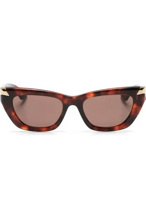 Alexander McQueen Tortoiseshell cat-eye sunglasses